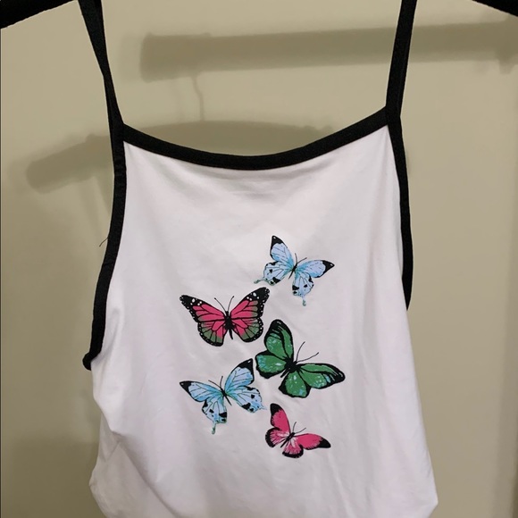 Colorfully butterflies tank top thin - Picture 4 of 4